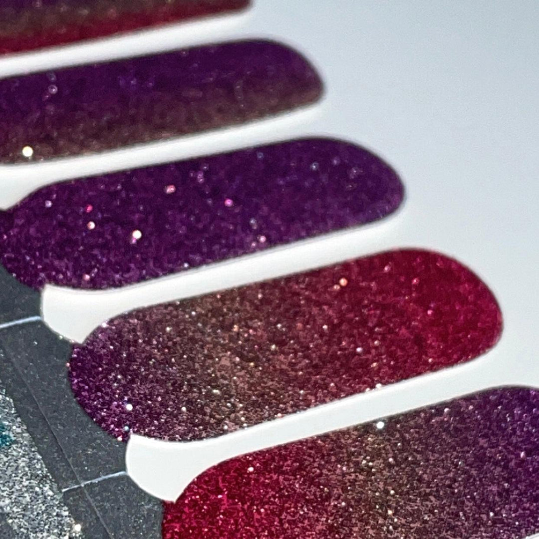 Serena | Glitter Gradient Nail Polish Wrap