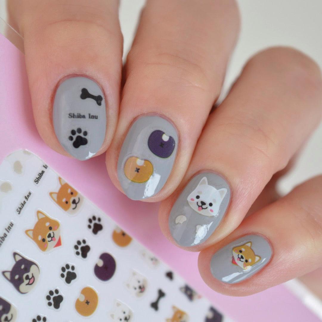 Shiba PLAY Nail Art Sticker
