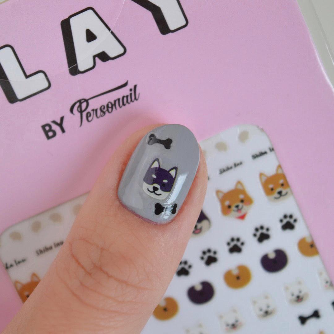Shiba PLAY Nail Art Sticker