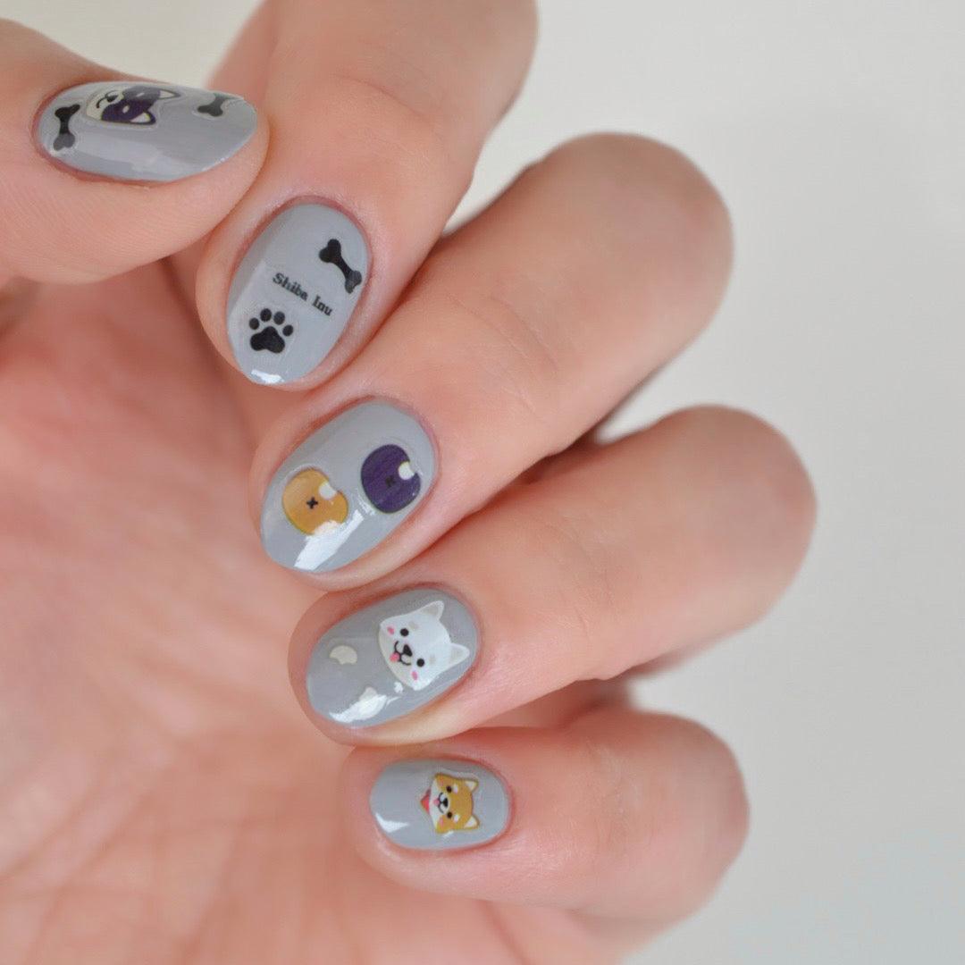 Shiba PLAY Nail Art Sticker