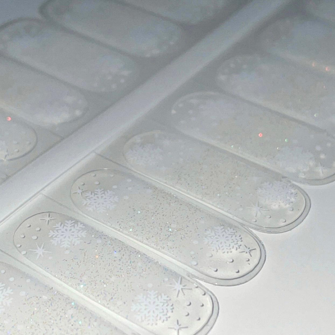 Snowflake | Jellies DIY Soft Semi Cured Gel Nail Wraps
