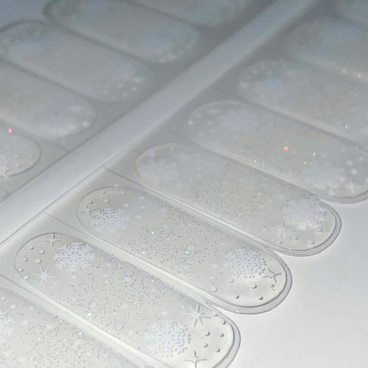 Snowflake | Jellies DIY Soft Semi Cured Gel Nail Wraps