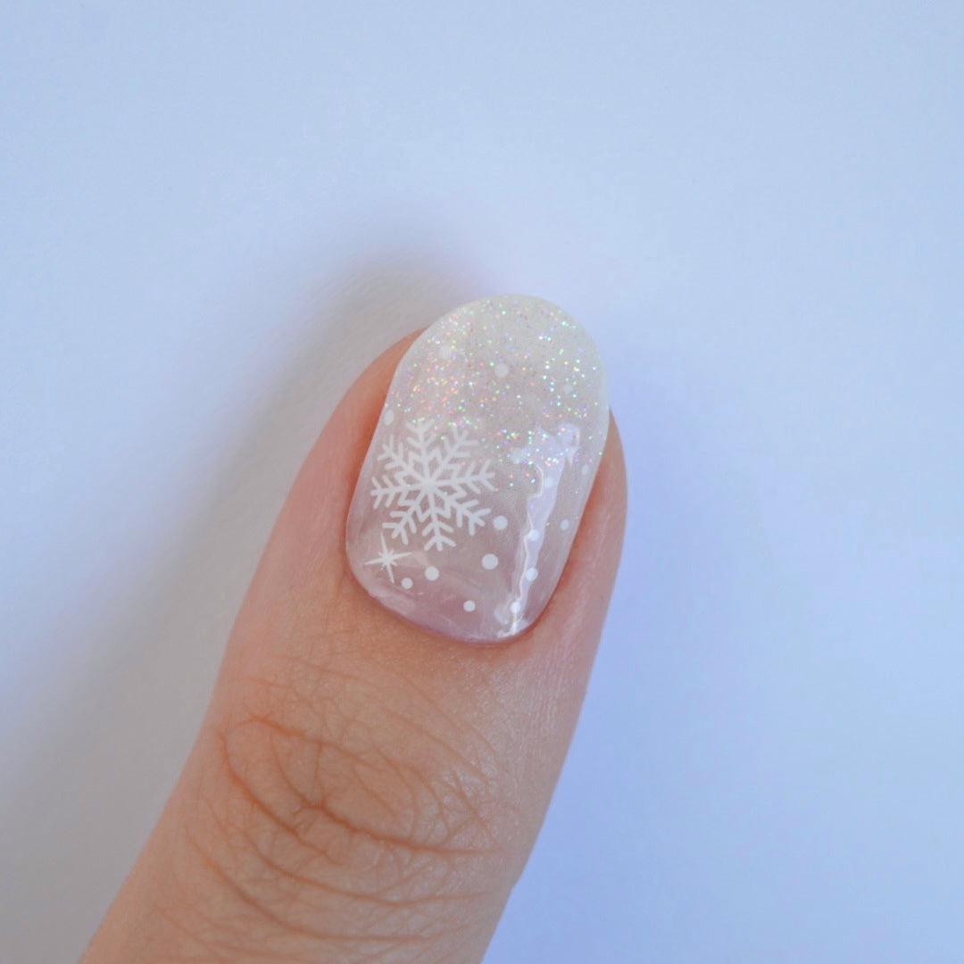 Snowflake | Jellies DIY Soft Semi Cured Gel Nail Wraps
