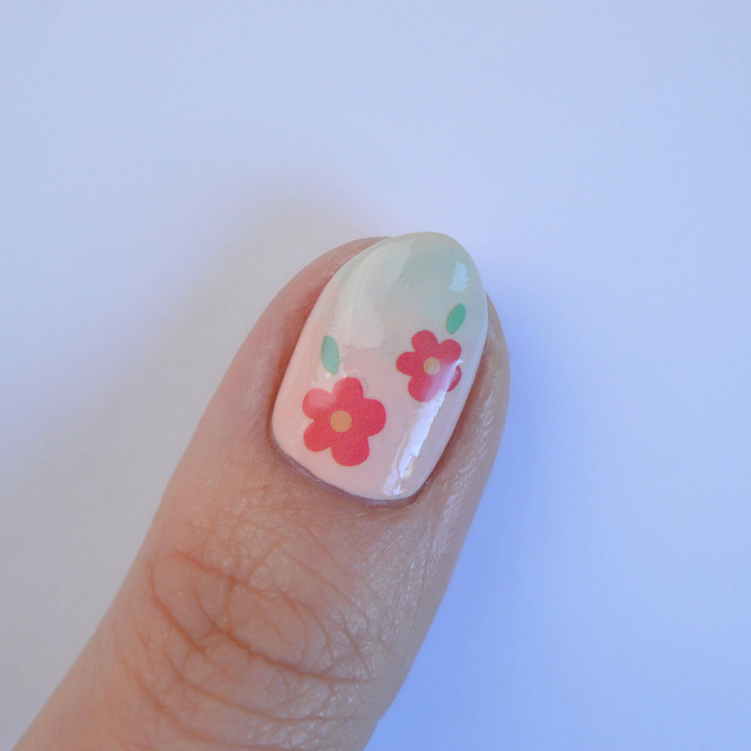 Spring Tulip Flower PLAY Nail Art Sticker