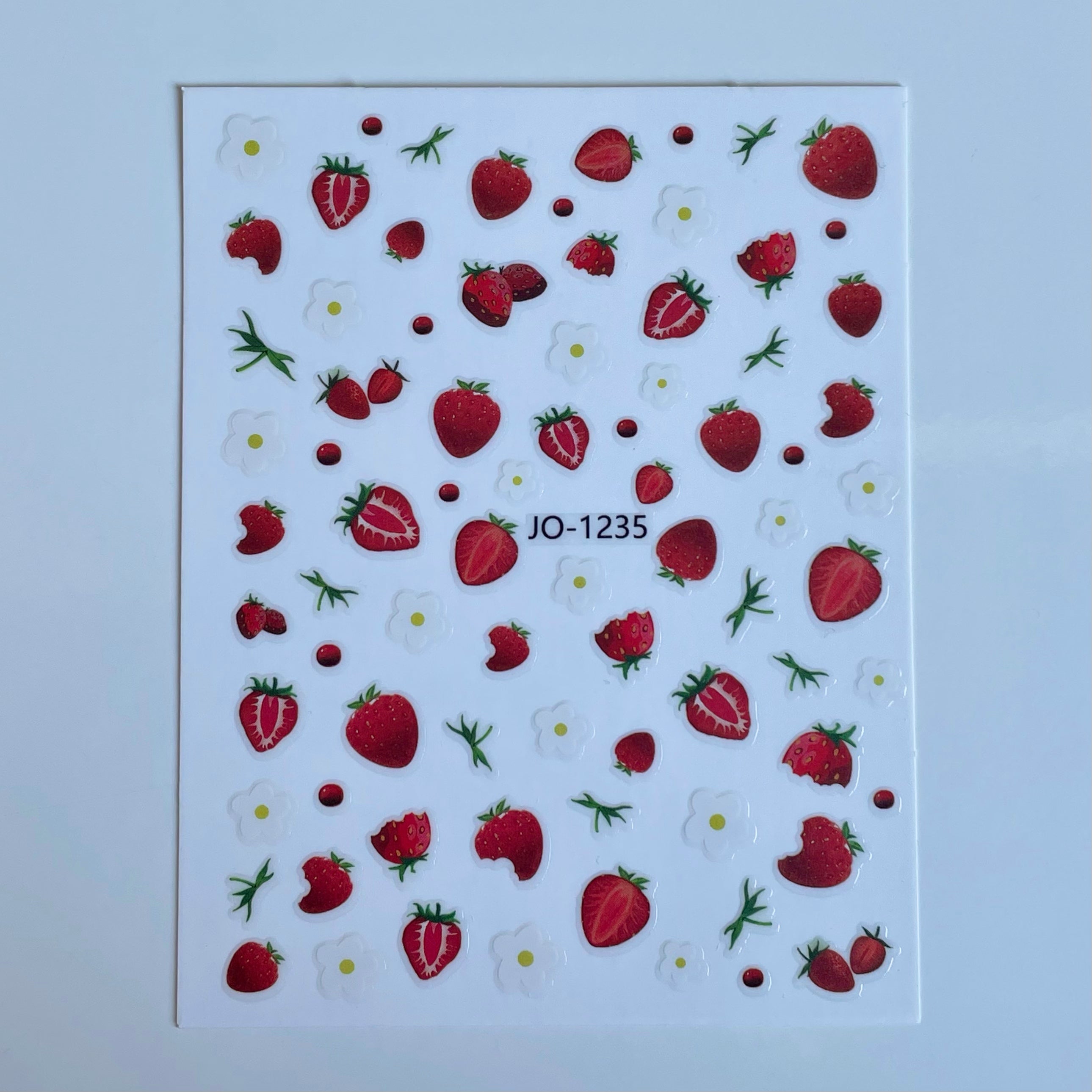 Strawberry PLAY Nail Art Sticker