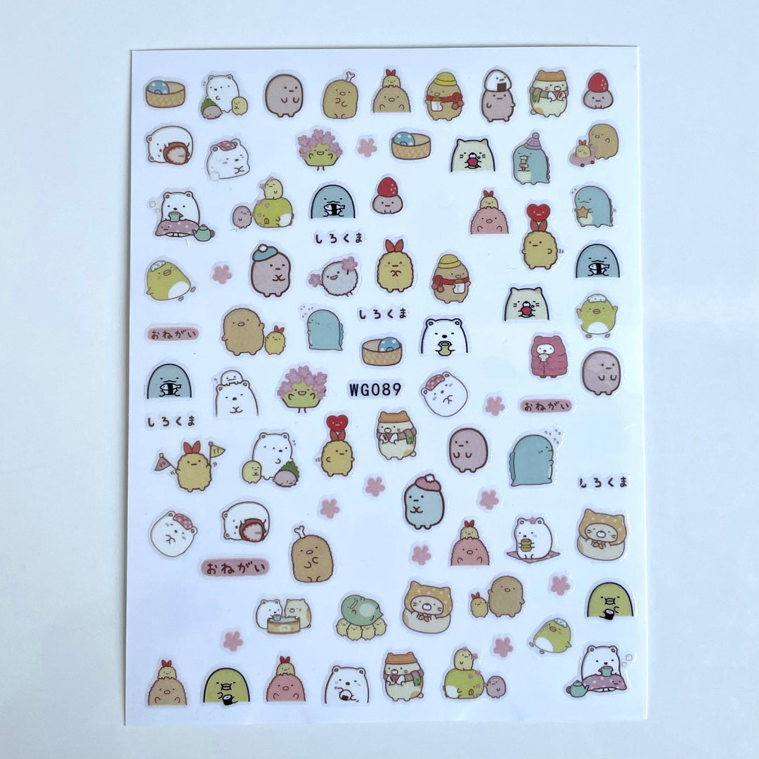Sumikko PLAY Nail Art Sticker