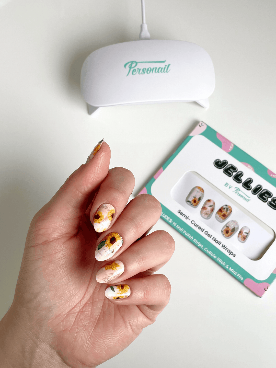 Sunflower | Jellies DIY Soft Semi Cured Gel Nail Wraps