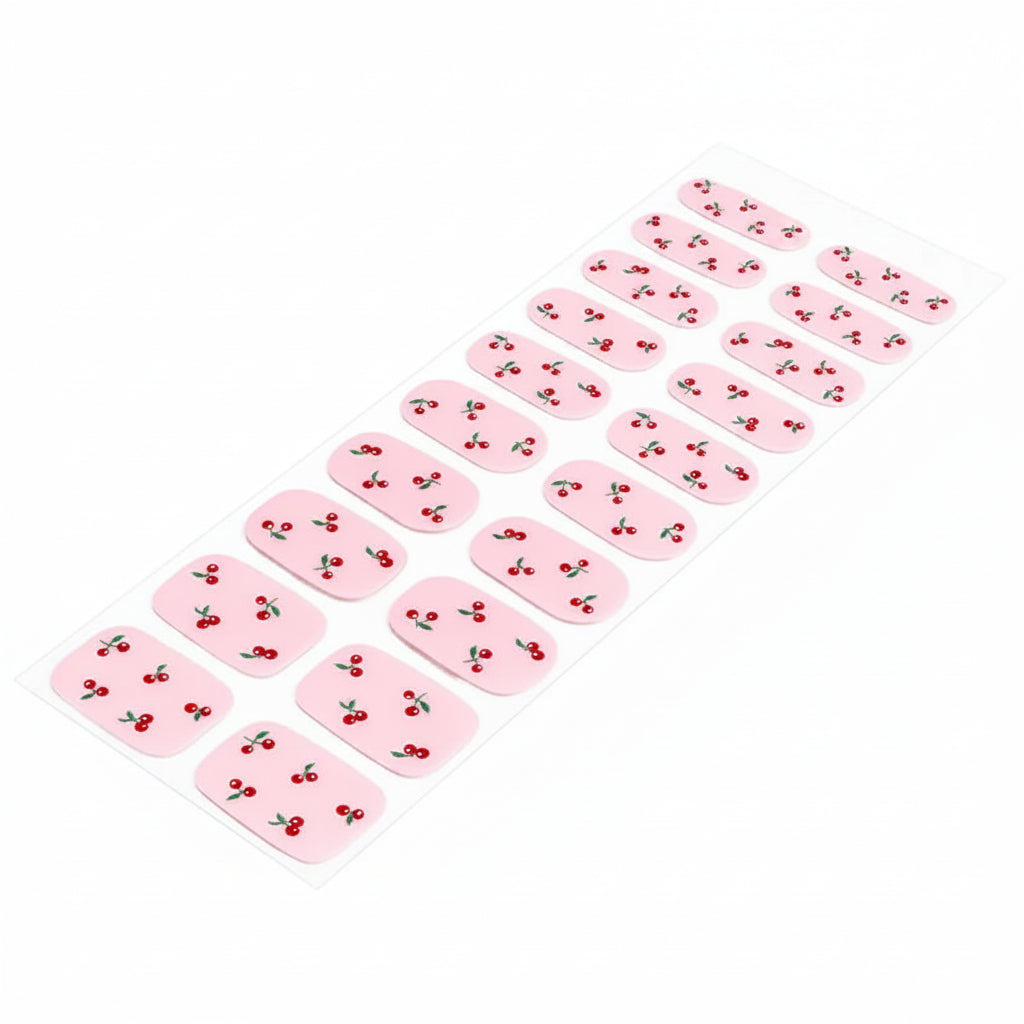 Cherry Ripe | Super Jellies DIY Hard Semi Cured Gel Nail Wraps