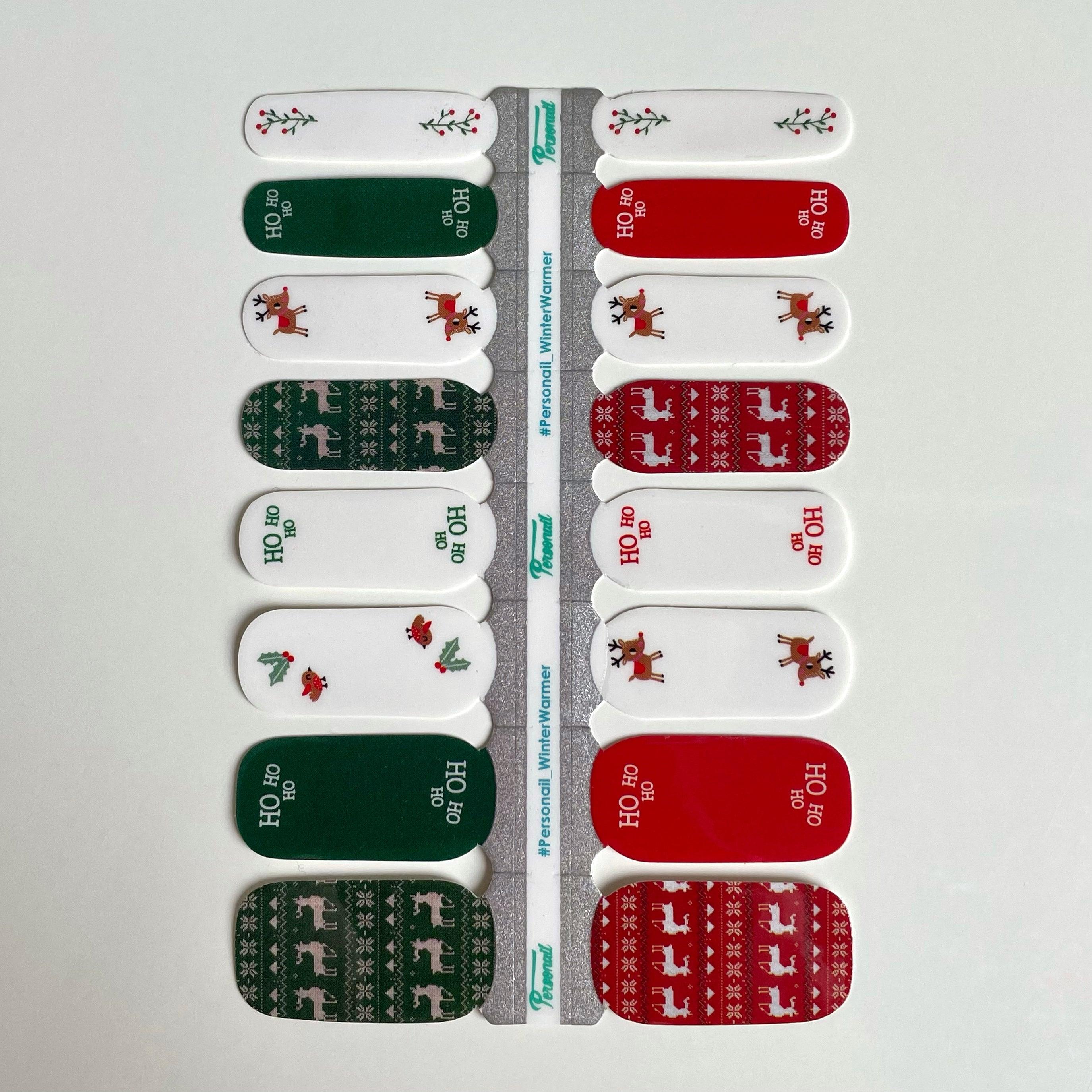 Winter Warmer | Christmas Nail Polish Wrap