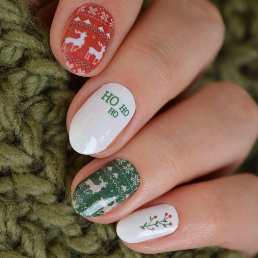 Winter Warmer | Christmas Nail Polish Wrap