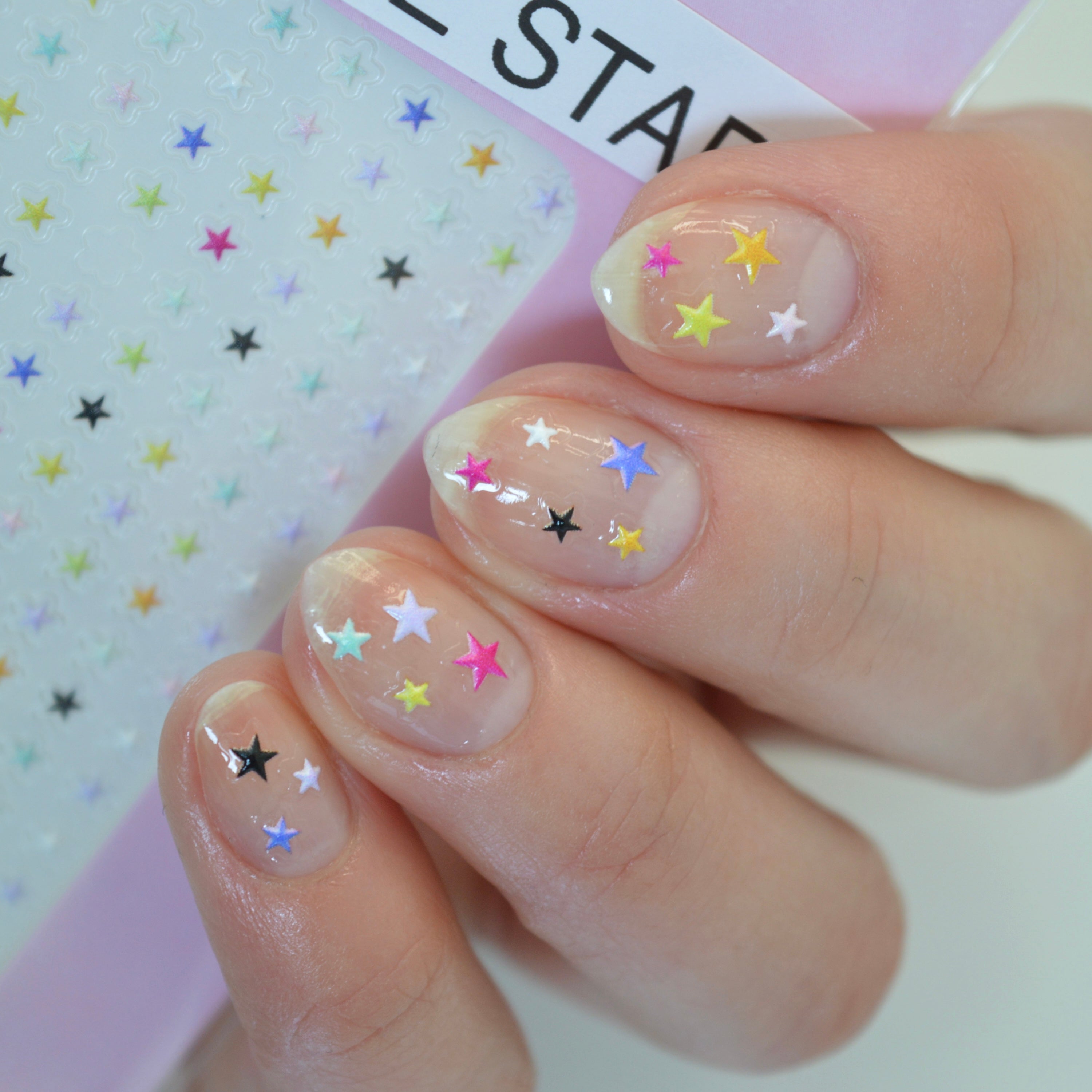 Alternative Stars PLAY Nail Art Sticker
