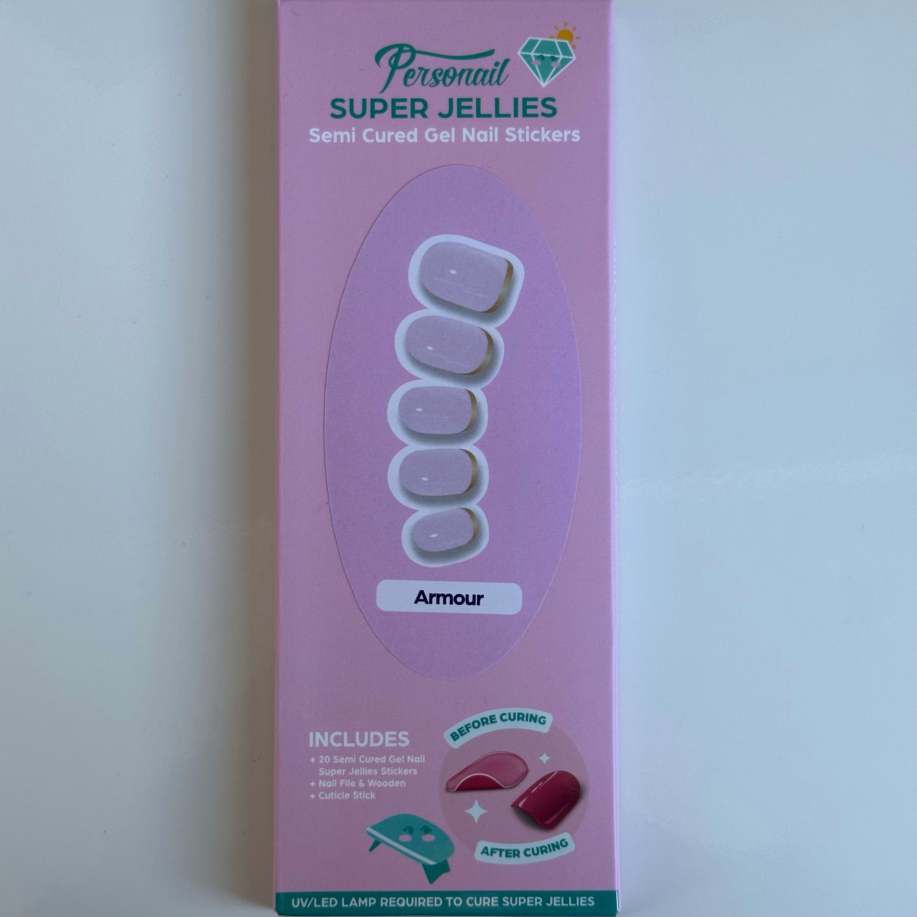 Armour | Super Jellies DIY Hard Semi Cured Gel Nail Wraps