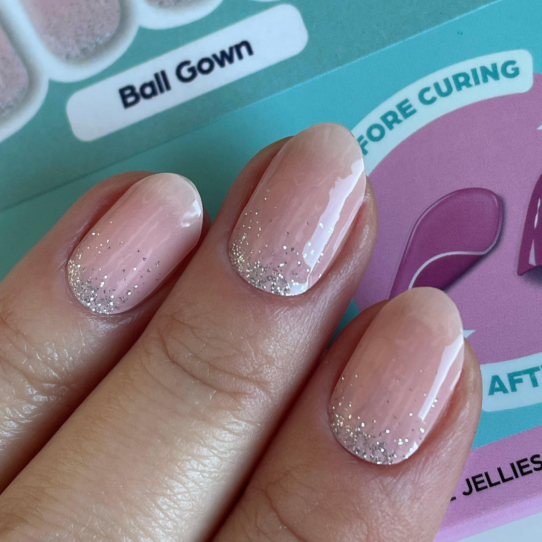 Ball Gown | Jellies DIY Soft Semi Cured Gel Nail Wraps