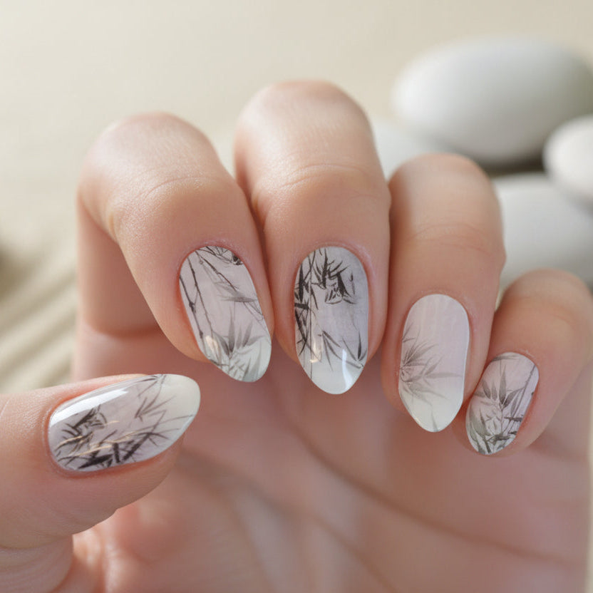 Bamboo | Super Jellies DIY Hard Semi Cured Gel Nail Wraps