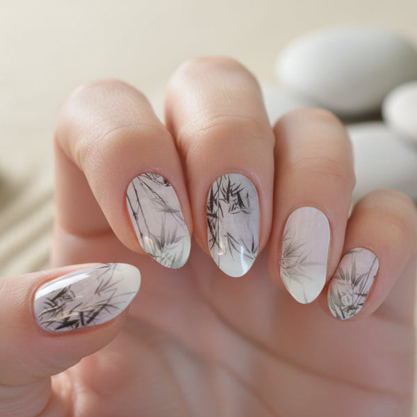 Bamboo | Super Jellies DIY Hard Semi Cured Gel Nail Wraps