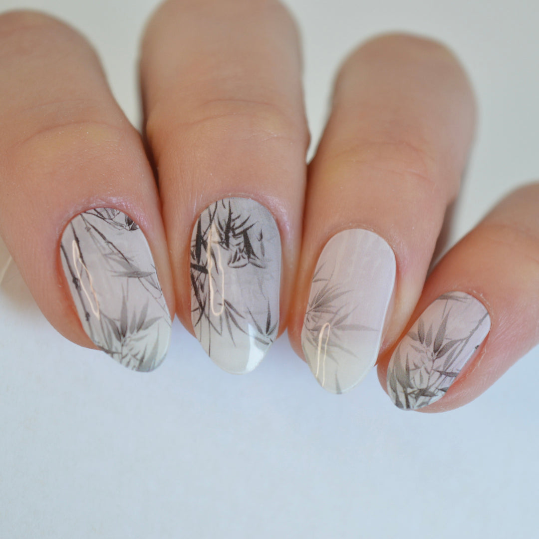 Bamboo | Super Jellies DIY Hard Semi Cured Gel Nail Wraps