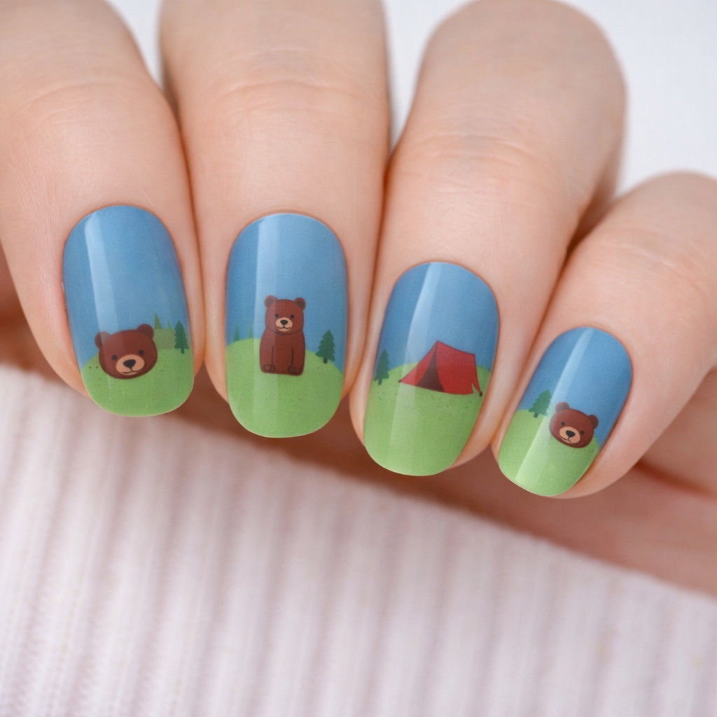 KIDS Bear | Nail Polish Wraps