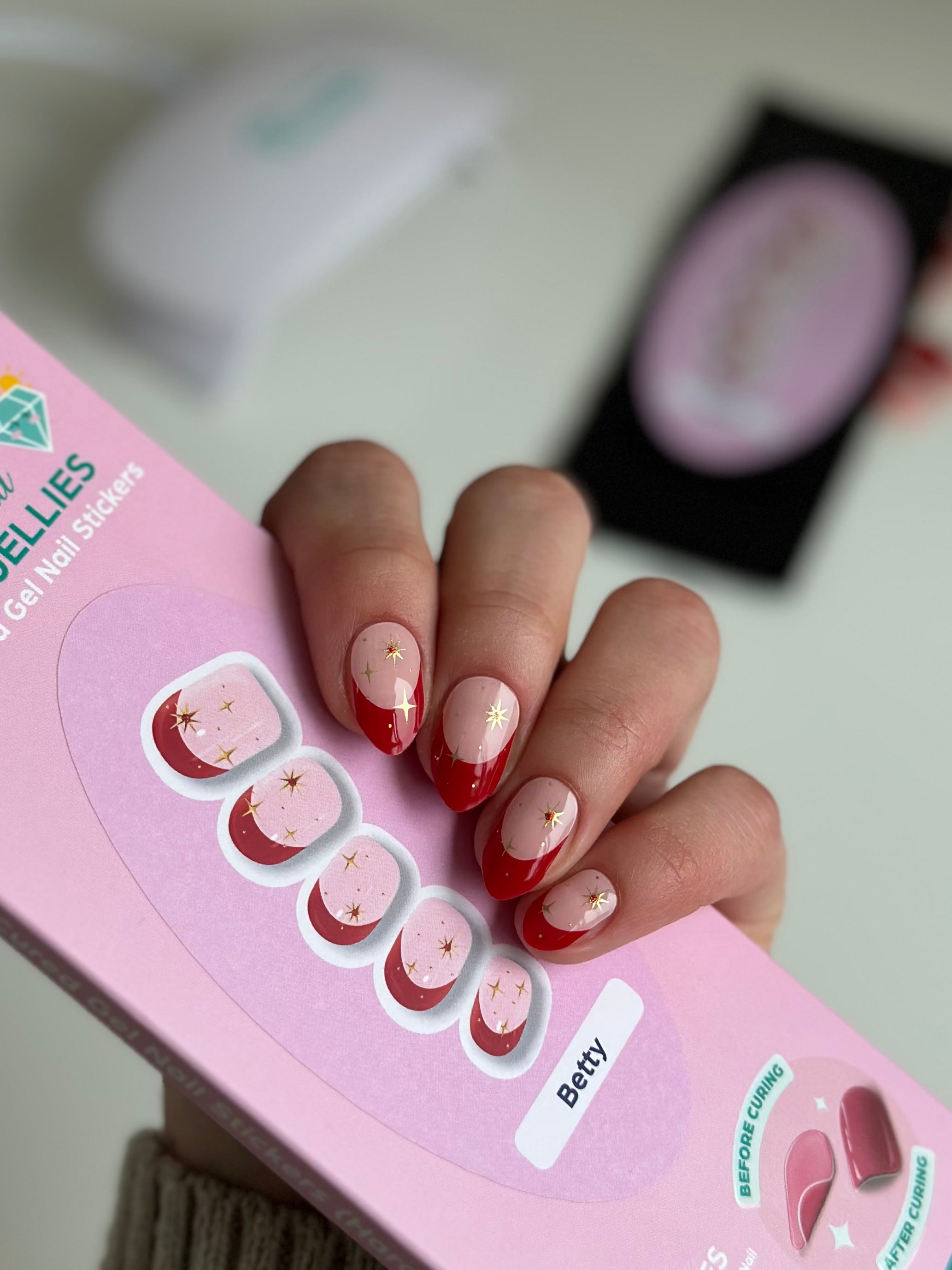 Betty | Super Jellies DIY Hard Semi Cured Gel Nail Wraps