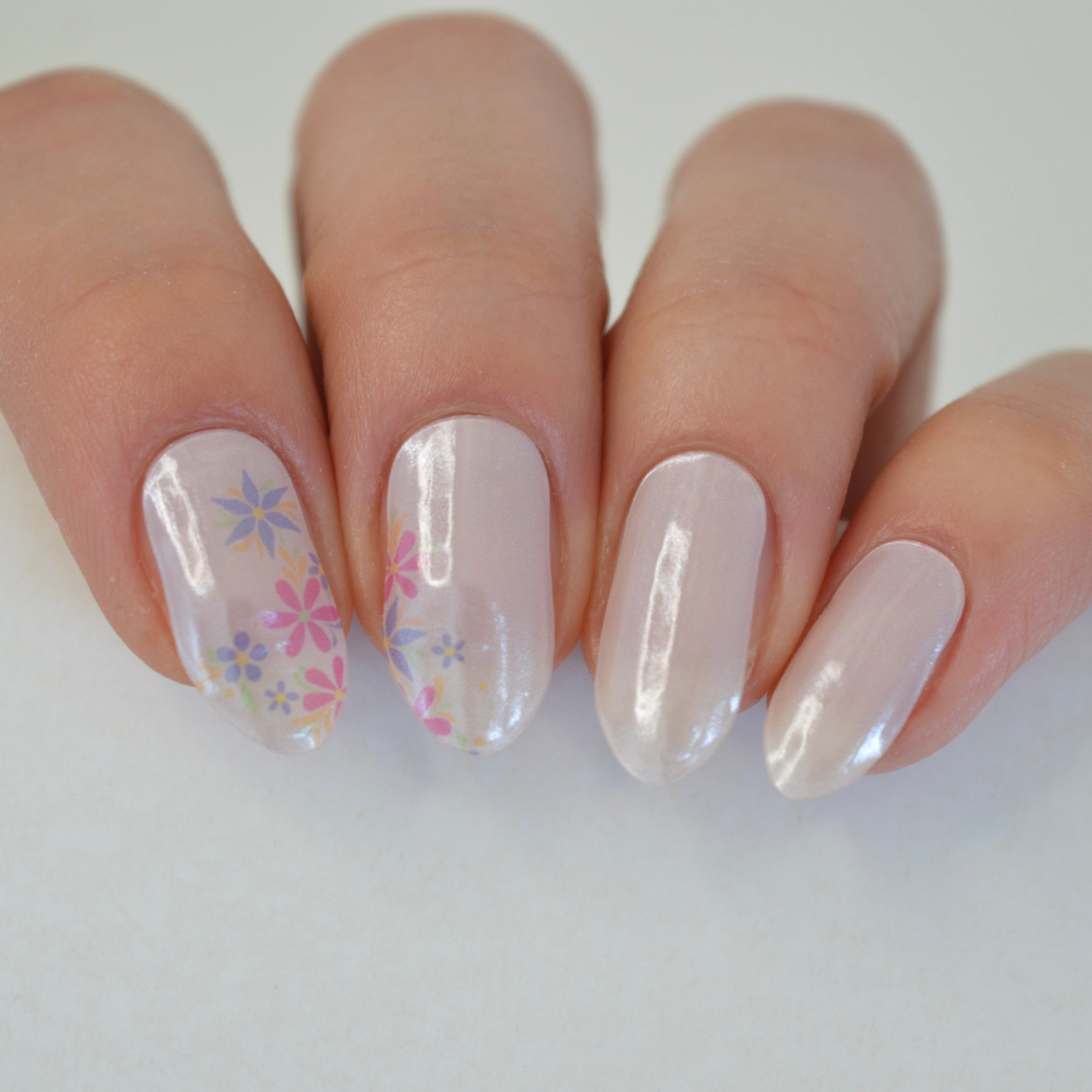 Birthday Flowers | Super Jellies DIY Hard Semi Cured Gel Nail Wraps