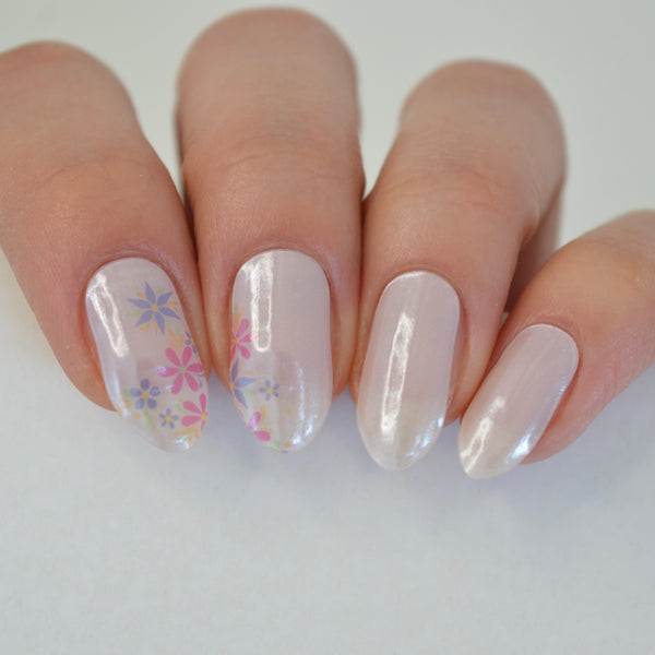 Birthday Flowers | Super Jellies DIY Hard Semi Cured Gel Nail Wraps