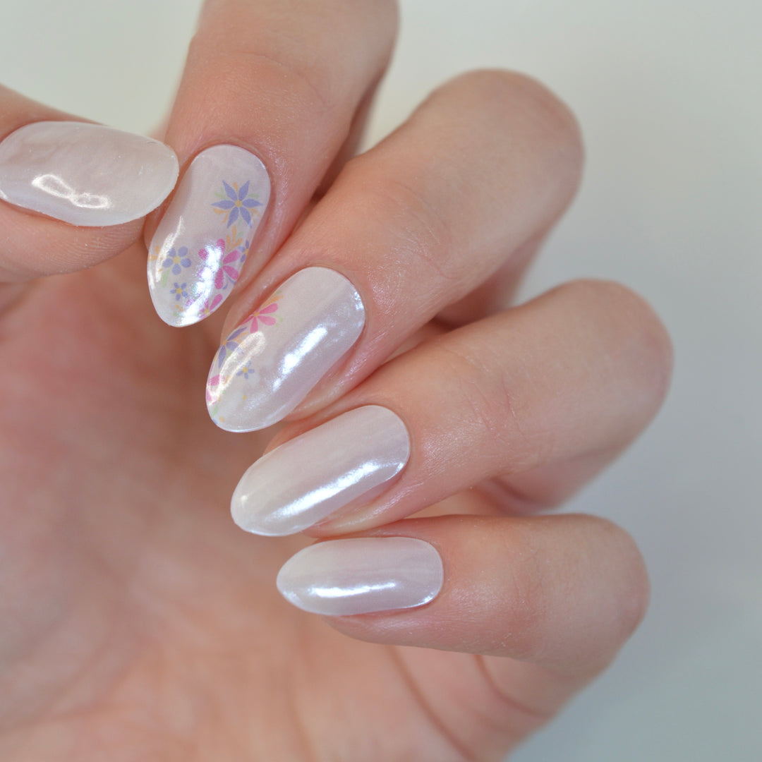 Birthday Flowers | Super Jellies DIY Hard Semi Cured Gel Nail Wraps