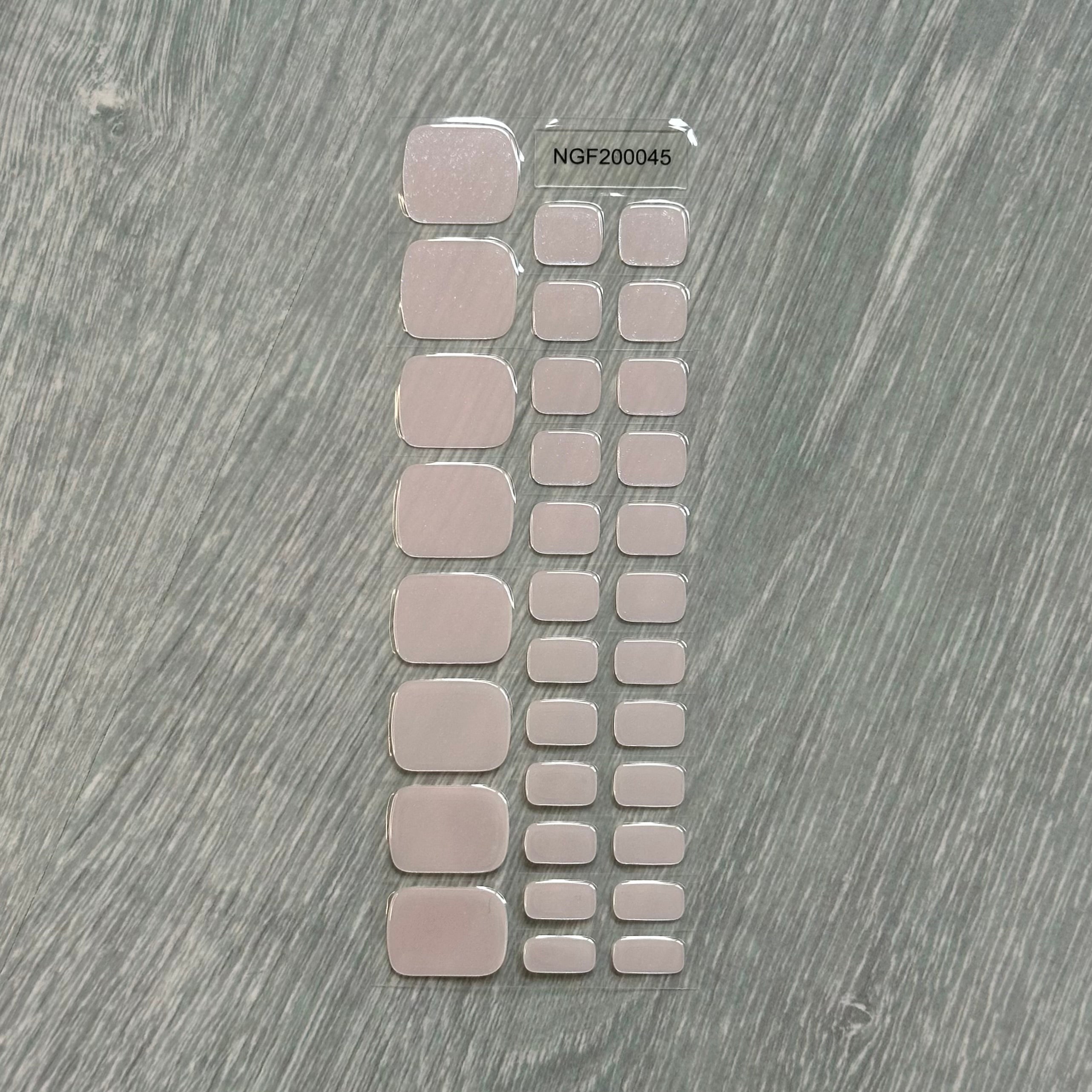 (Pedi/Toes) Bubble Bath Semi Cured Gel Nail Wraps