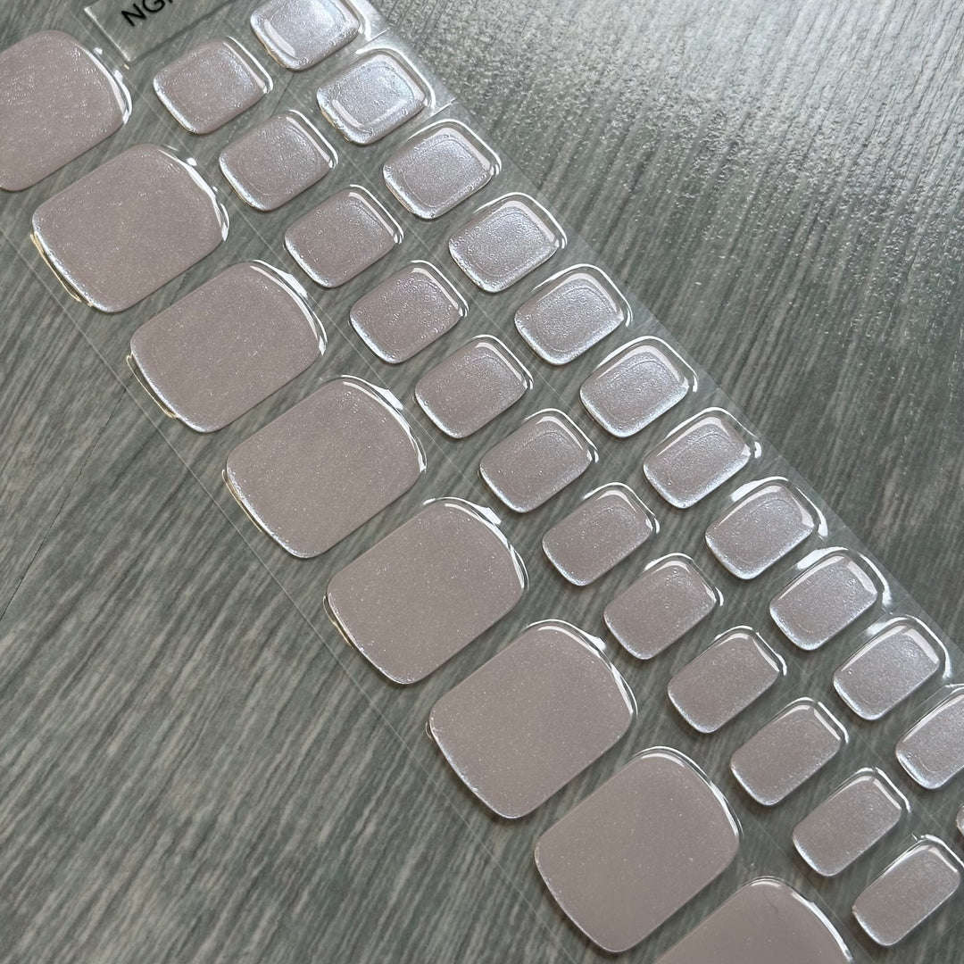 (Pedi/Toes) Bubble Bath Semi Cured Gel Nail Wraps