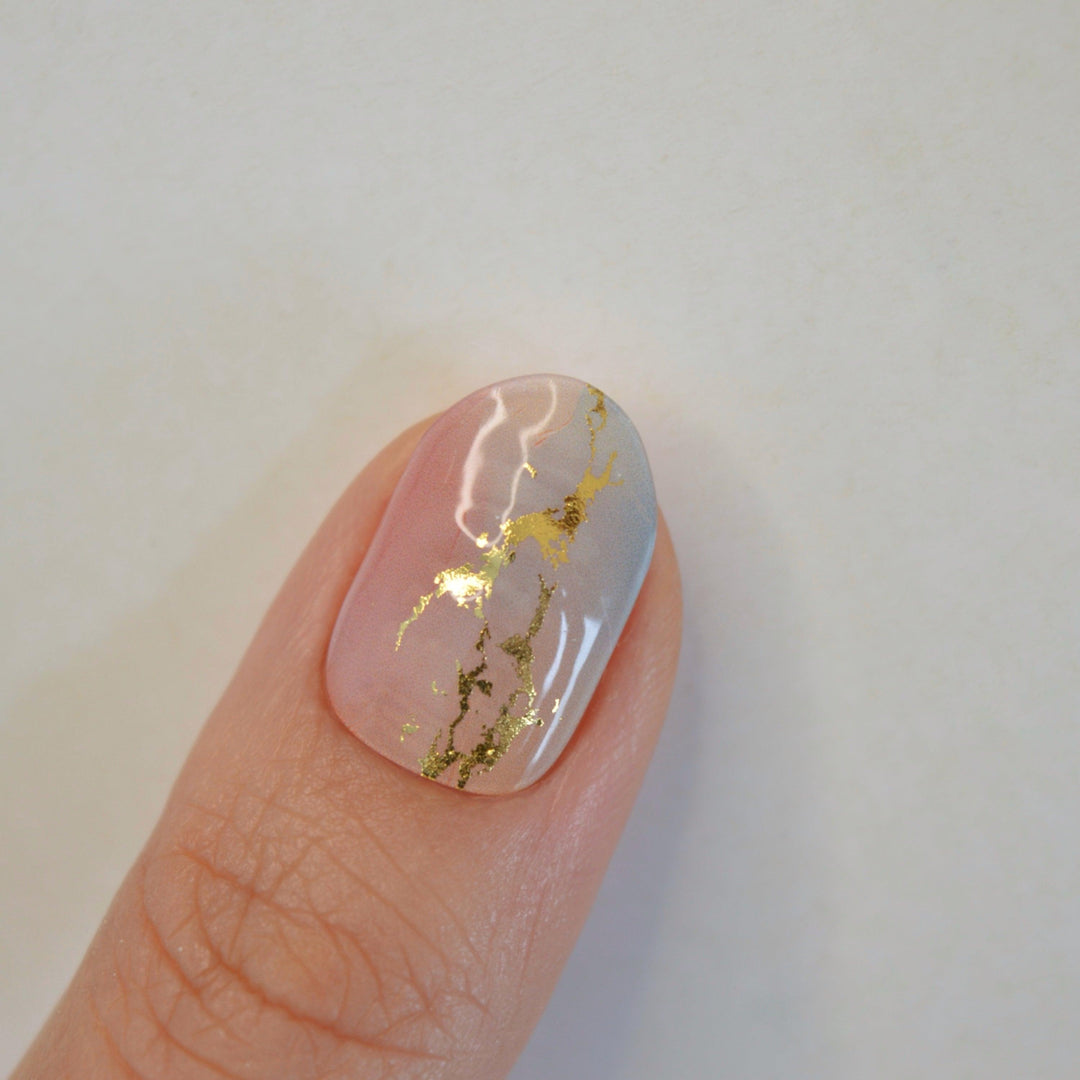 Calacatta | Super Jellies DIY Hard Semi Cured Gel Nail Wraps
