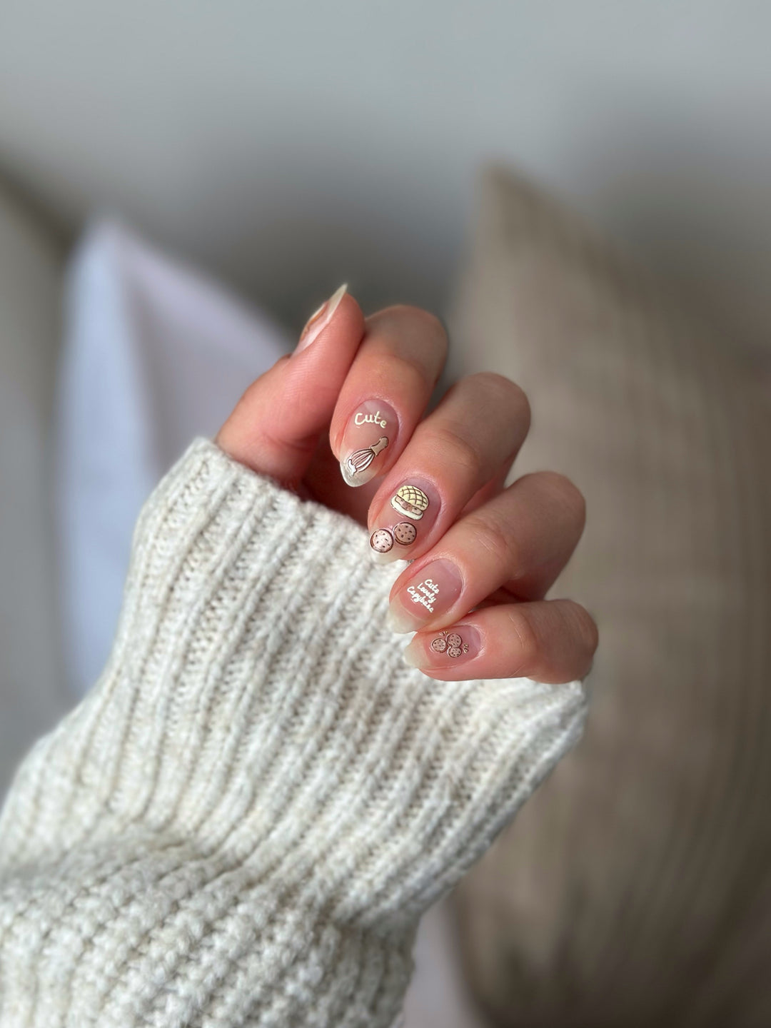 Capybara PLAY Nail Art Sticker