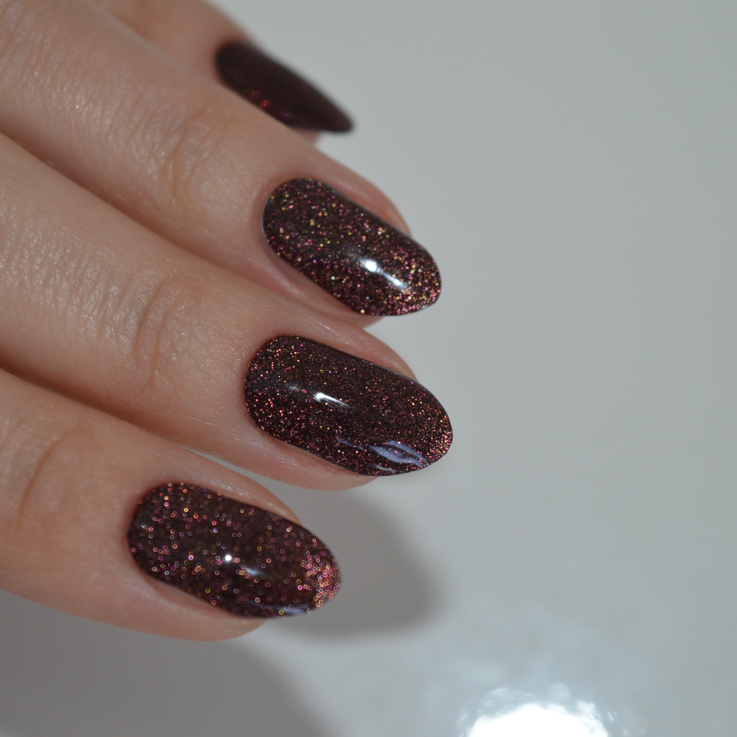 Cat Eye Brown | Super Jellies DIY Hard Semi Cured Gel Nail Wraps