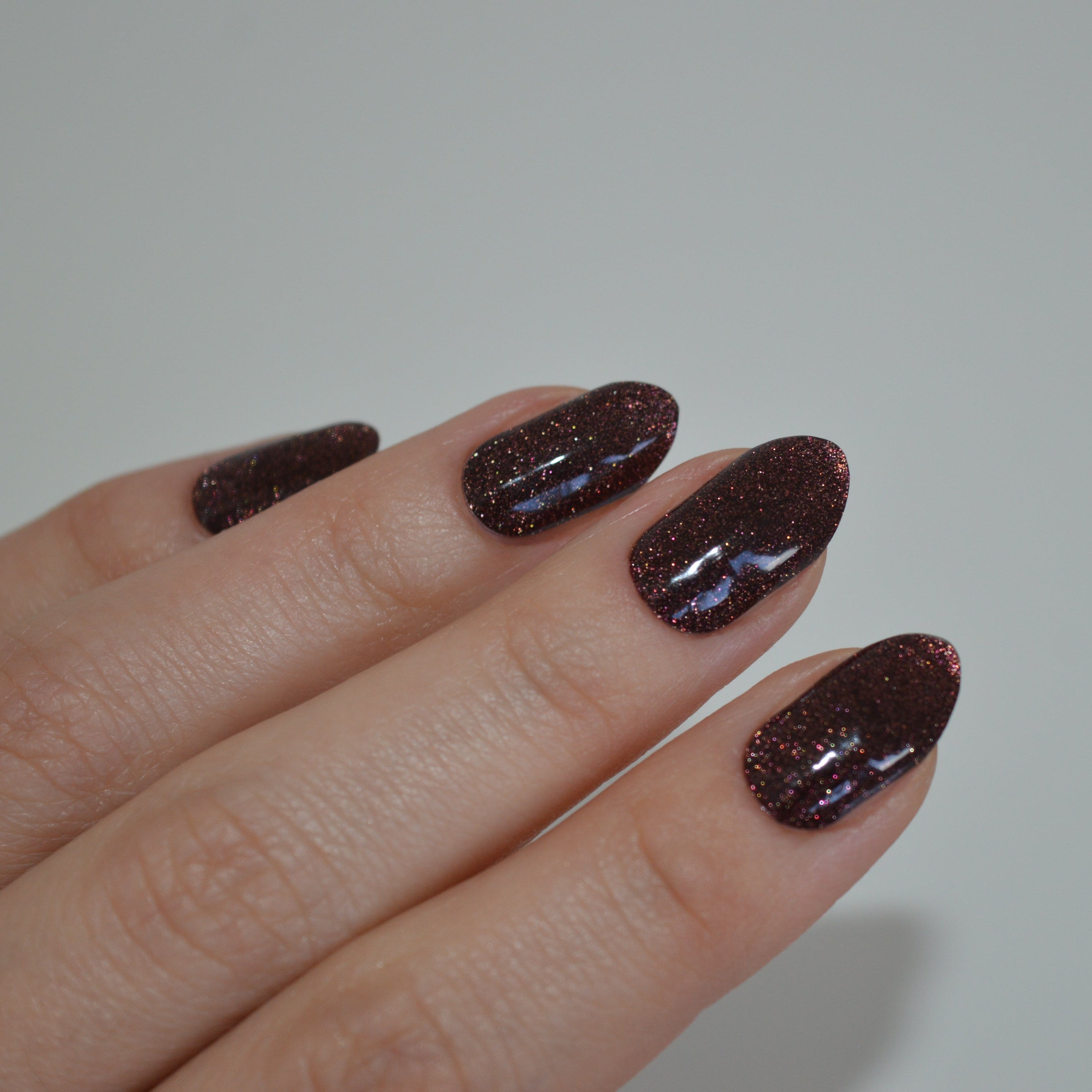 Cat Eye Brown | Super Jellies DIY Hard Semi Cured Gel Nail Wraps