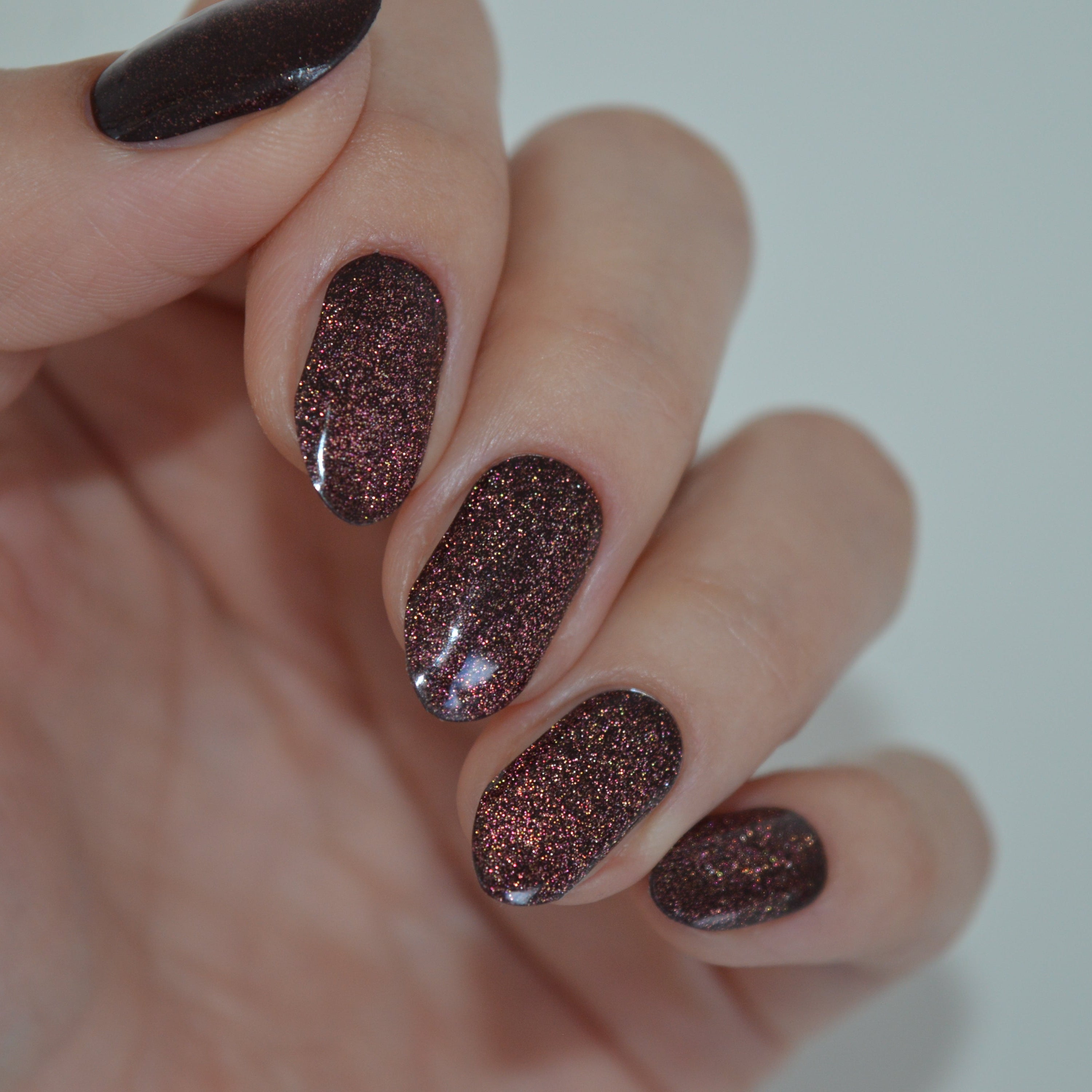 Cat Eye Brown | Super Jellies DIY Hard Semi Cured Gel Nail Wraps