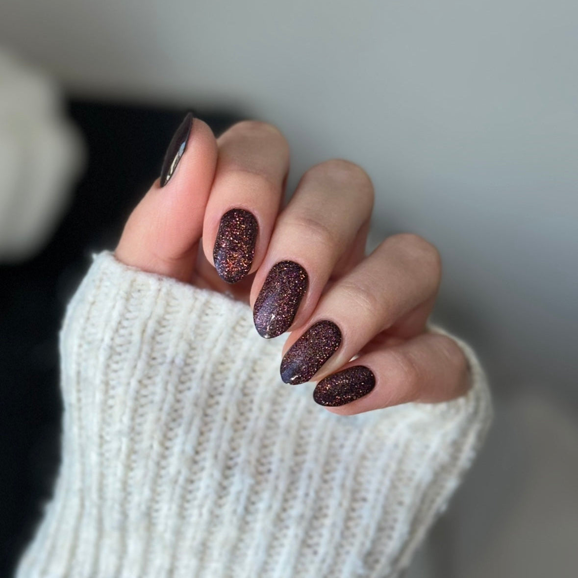 Cat Eye Brown | Super Jellies DIY Hard Semi Cured Gel Nail Wraps