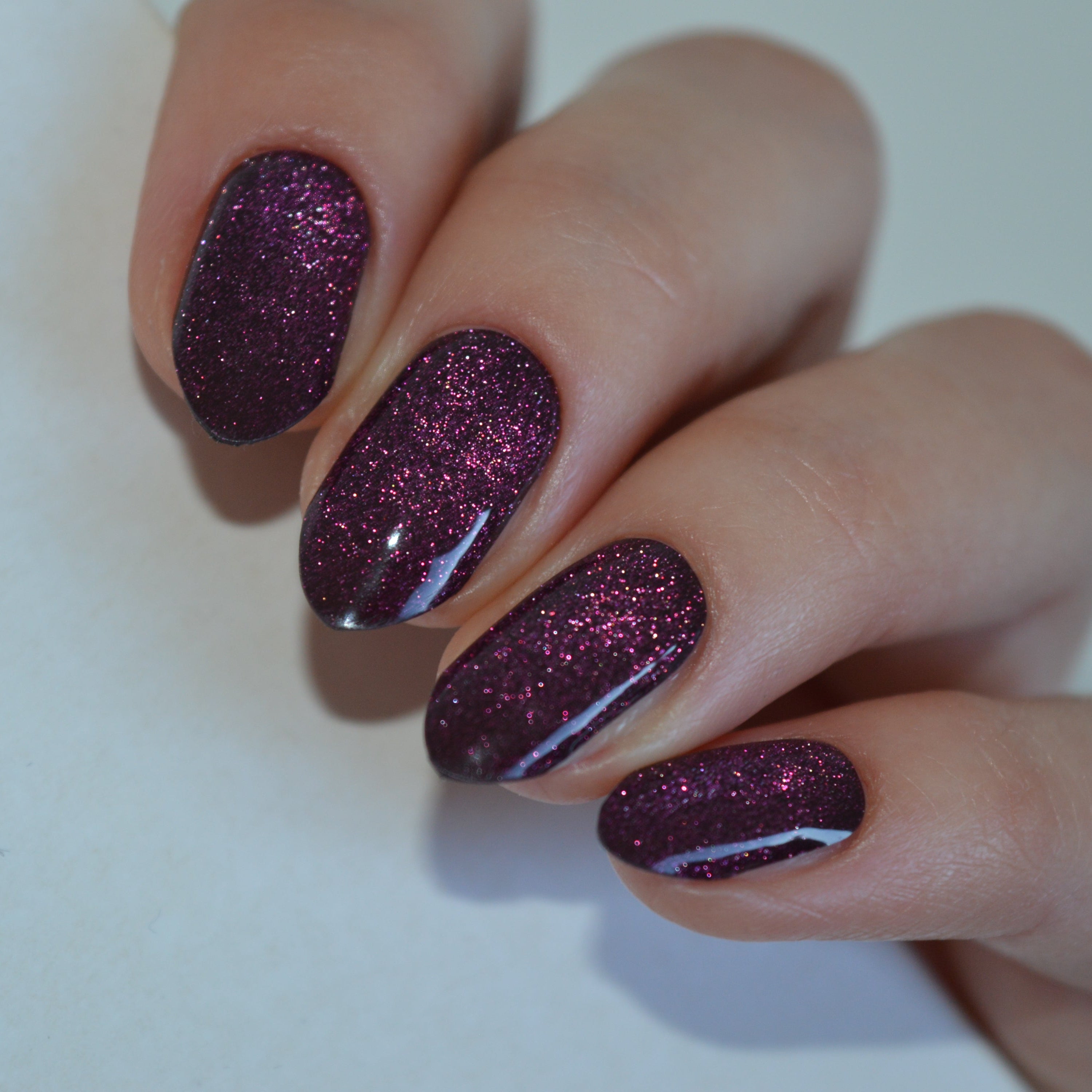 Cat Eye Maroon | Super Jellies DIY Hard Semi Cured Gel Nail Wraps