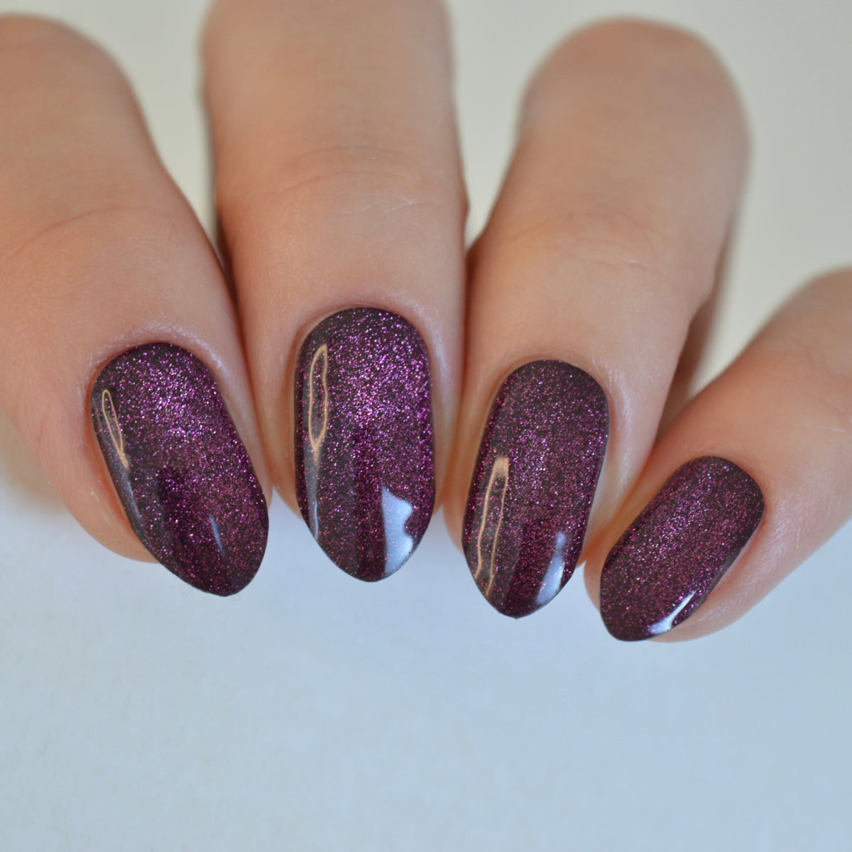 Cat Eye Maroon | Super Jellies DIY Hard Semi Cured Gel Nail Wraps