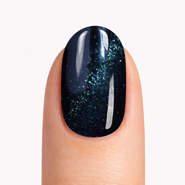 Cat Eye (Midnight) | Super Jellies DIY Hard Semi Cured Gel Nail Wraps