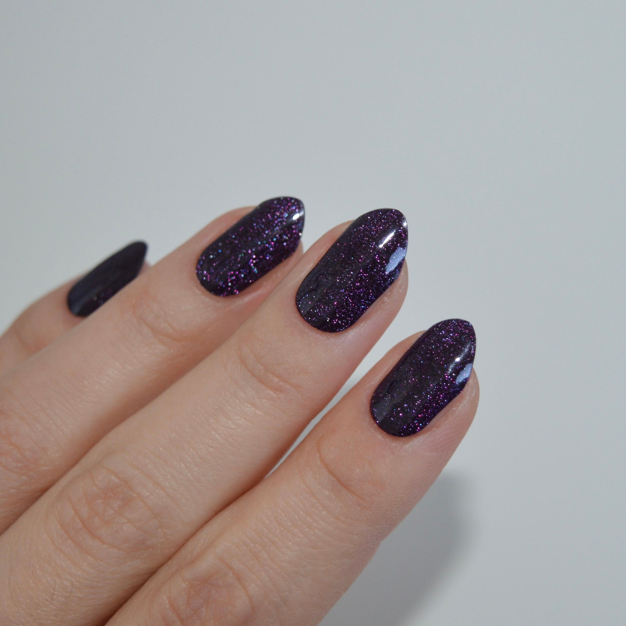 Cat Eye Purple | Super Jellies DIY Hard Semi Cured Gel Nail Wraps