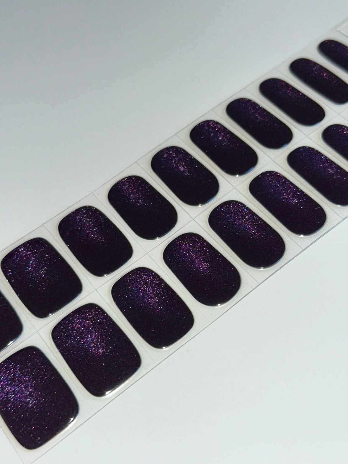 Cat Eye Purple | Super Jellies DIY Hard Semi Cured Gel Nail Wraps