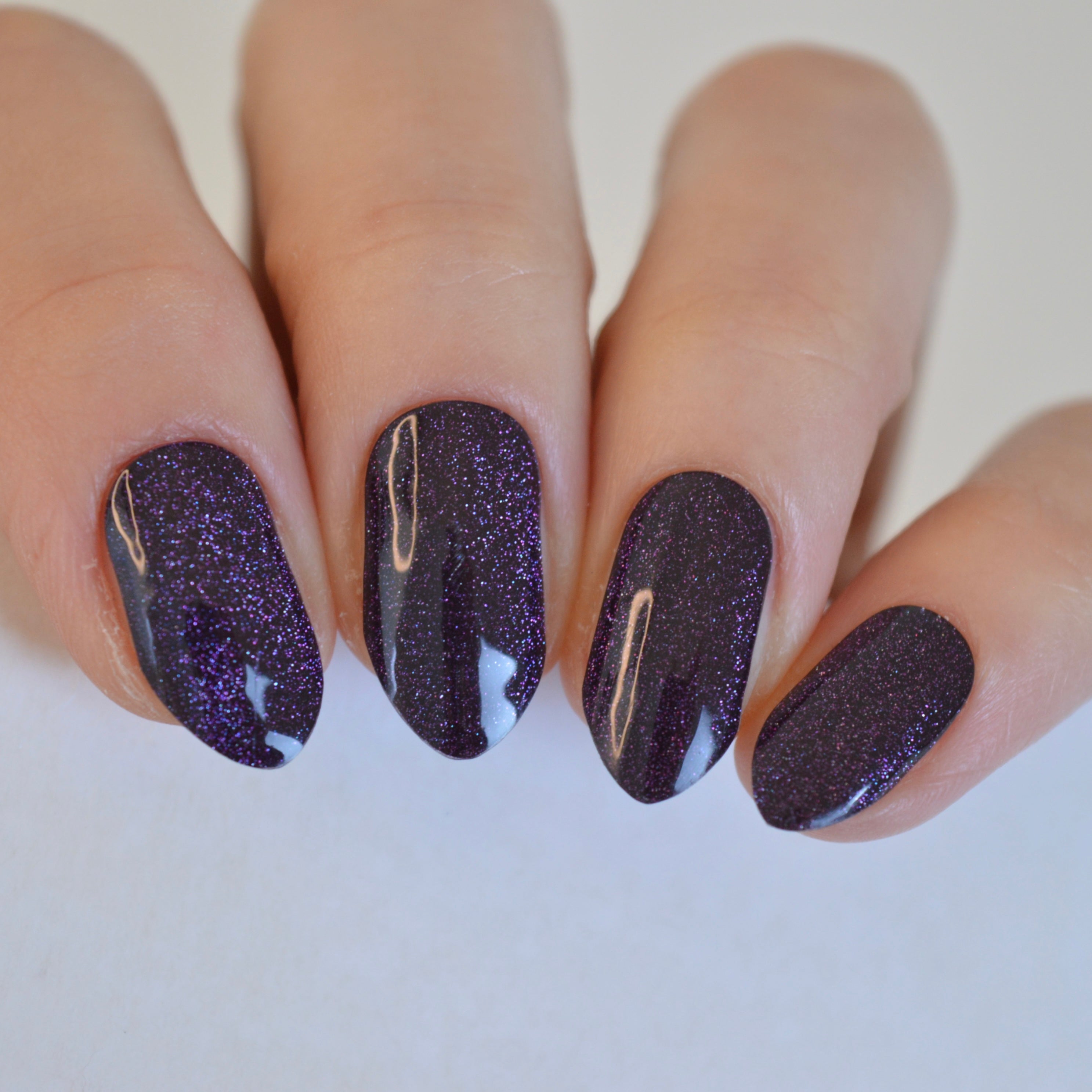Cat Eye Purple | Super Jellies DIY Hard Semi Cured Gel Nail Wraps