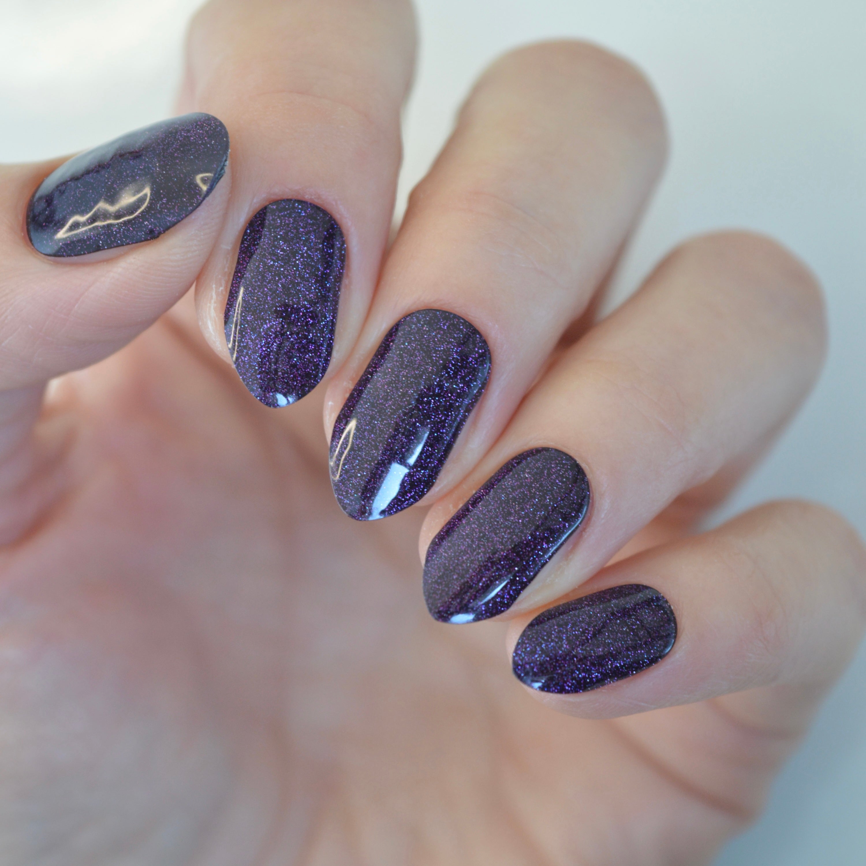 Cat Eye Purple | Super Jellies DIY Hard Semi Cured Gel Nail Wraps