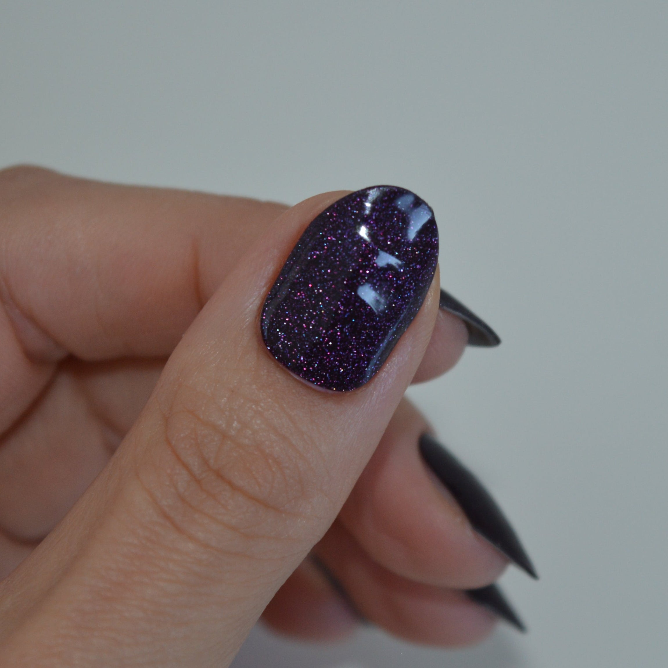 Cat Eye Purple | Super Jellies DIY Hard Semi Cured Gel Nail Wraps