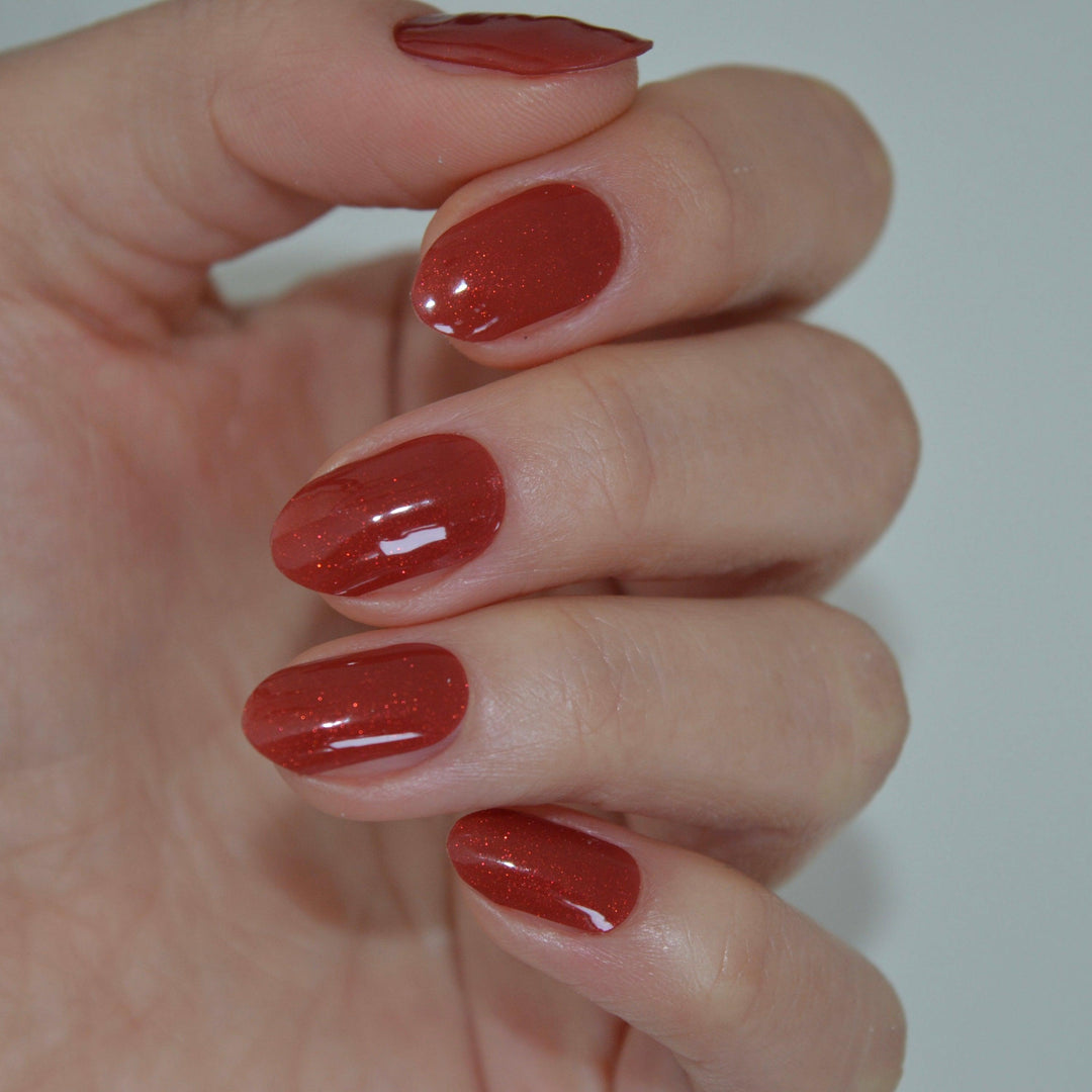 Cat Eye (Red) | Super Jellies DIY Hard Semi Cured Gel Nail Wraps