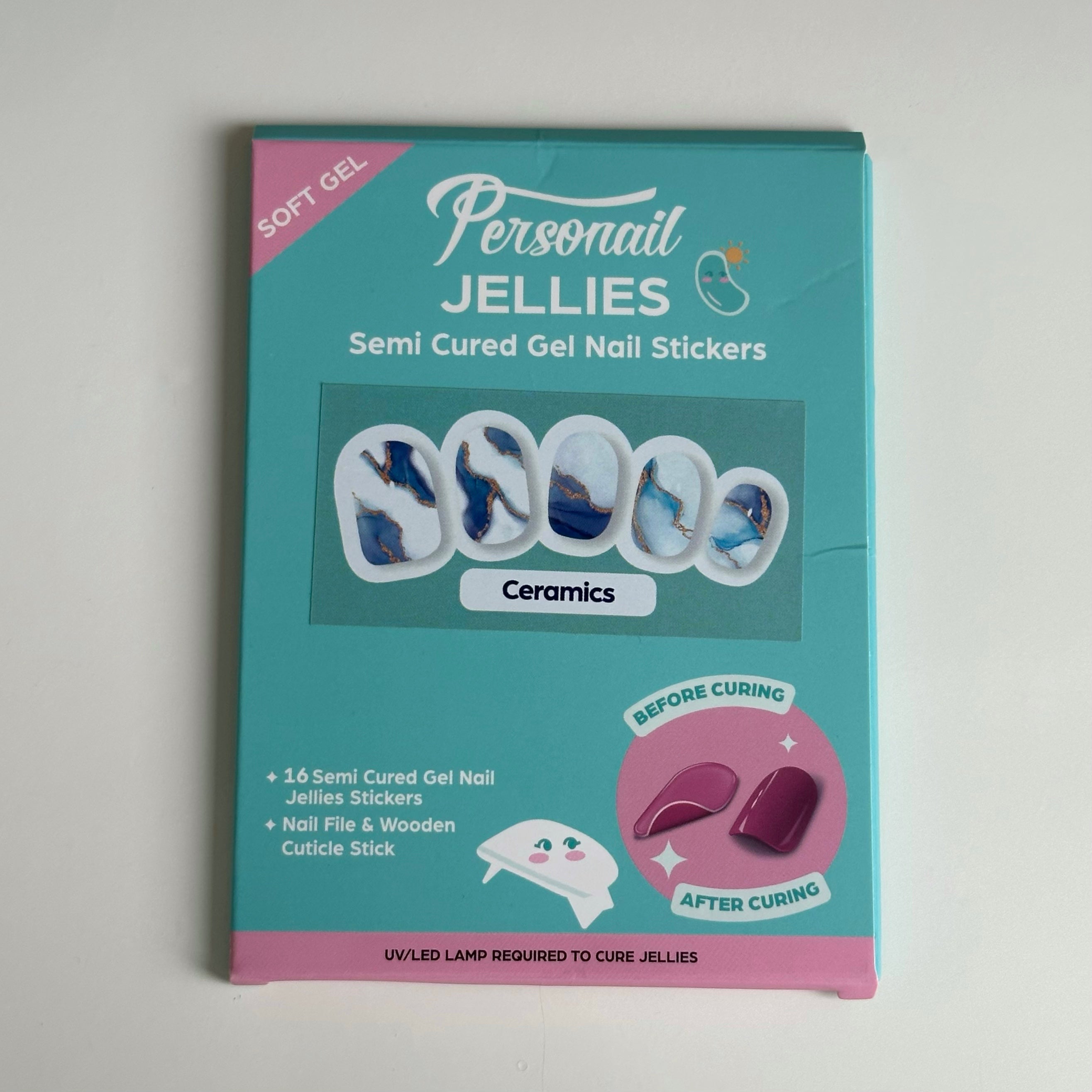 Ceramics | Jellies DIY Soft Semi Cured Gel Nail Wraps