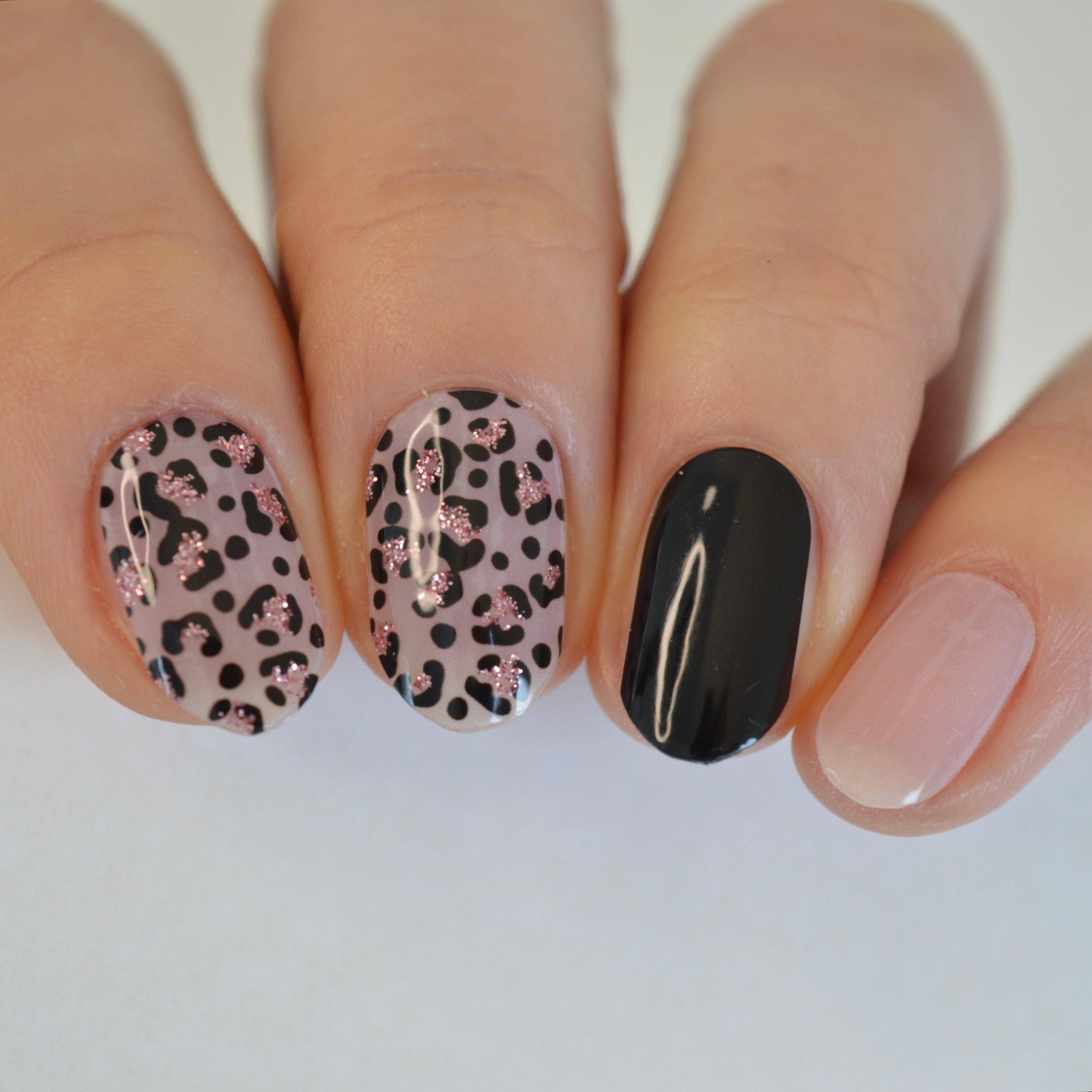 Cheetah Girl | Super Jellies DIY Hard Semi Cured Gel Nail Wraps