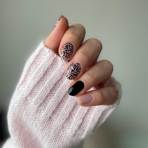 Cheetah Girl | Super Jellies DIY Hard Semi Cured Gel Nail Wraps