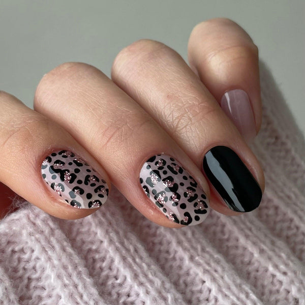 Cheetah Girl | Super Jellies DIY Hard Semi Cured Gel Nail Wraps