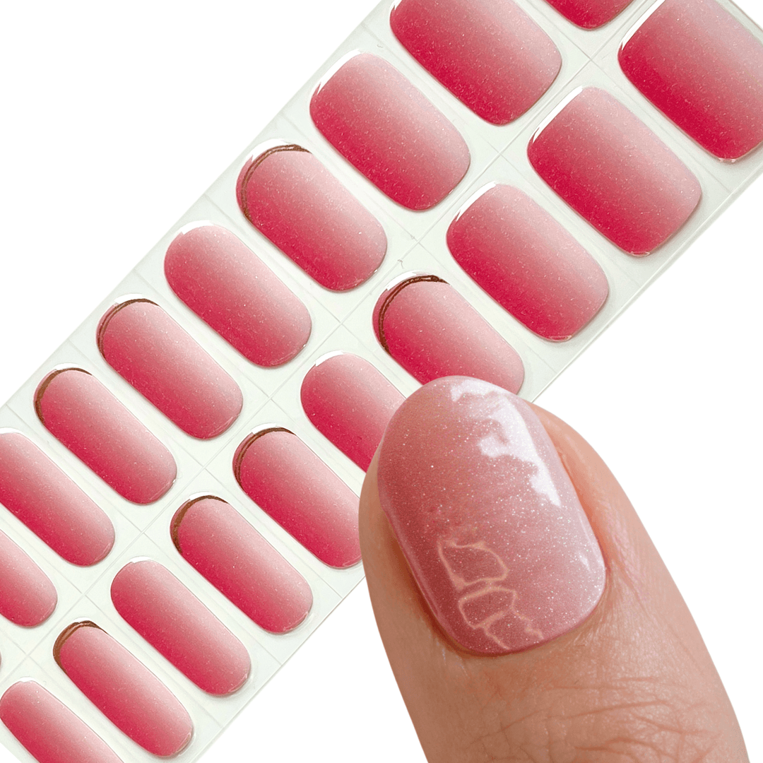 Cherry Gloss | Super Jellies DIY Hard Semi Cured Gel Nail Wraps