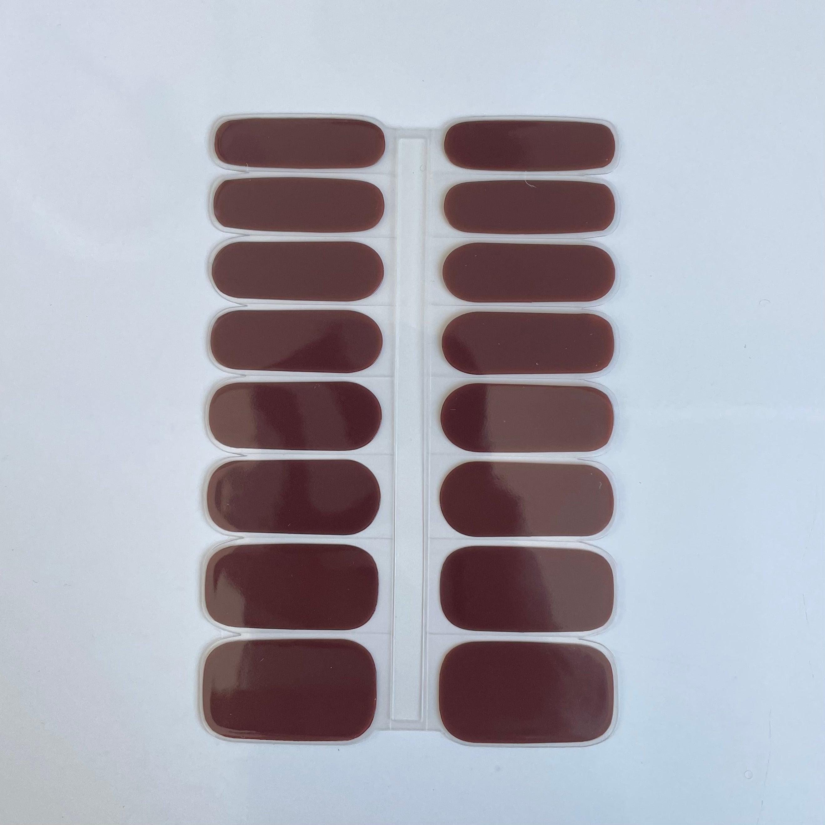 Chocolate | Jellies DIY Soft Semi Cured Gel Nail Wraps