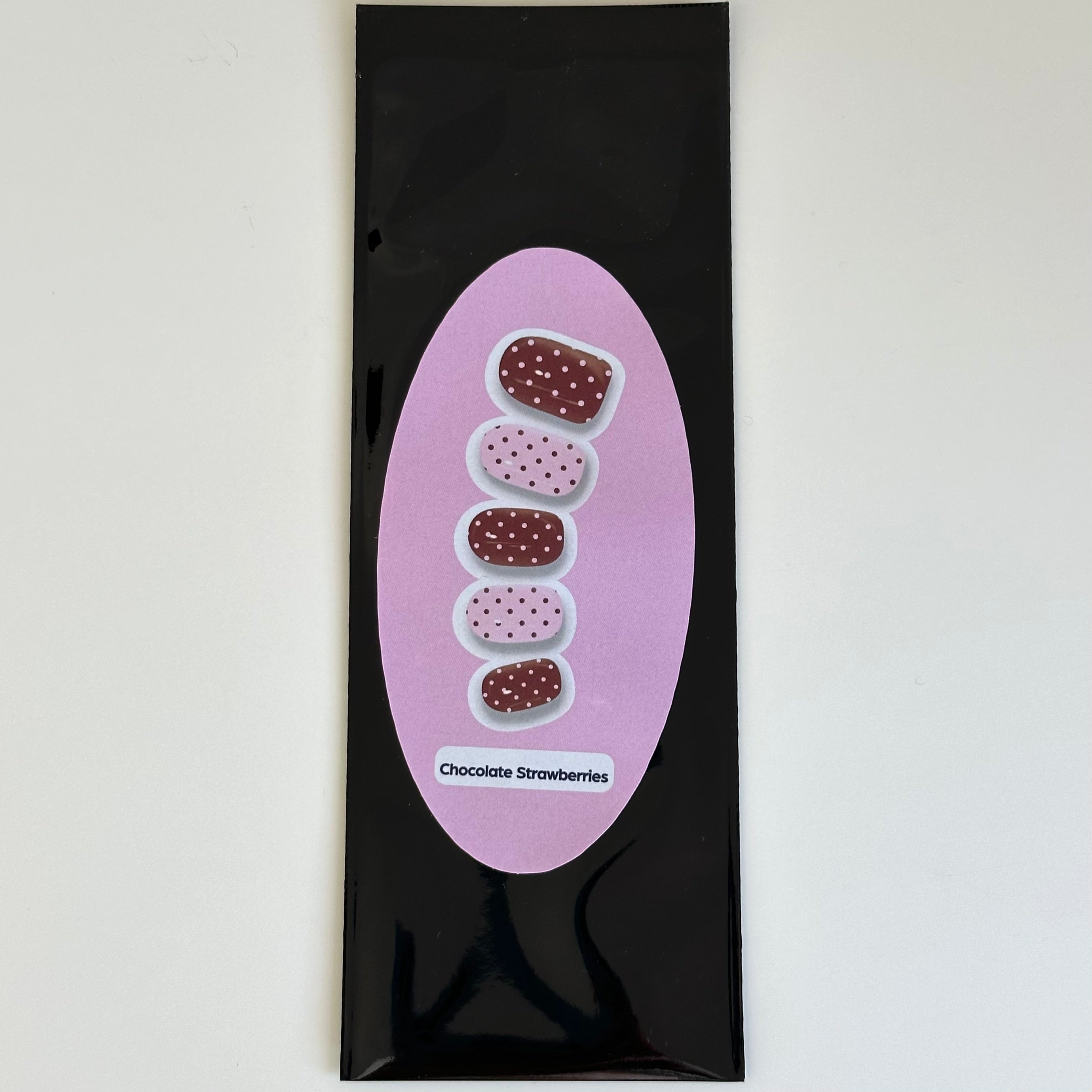 Chocolate Strawberries | Super Jellies DIY Hard Semi Cured Gel Nail Wraps