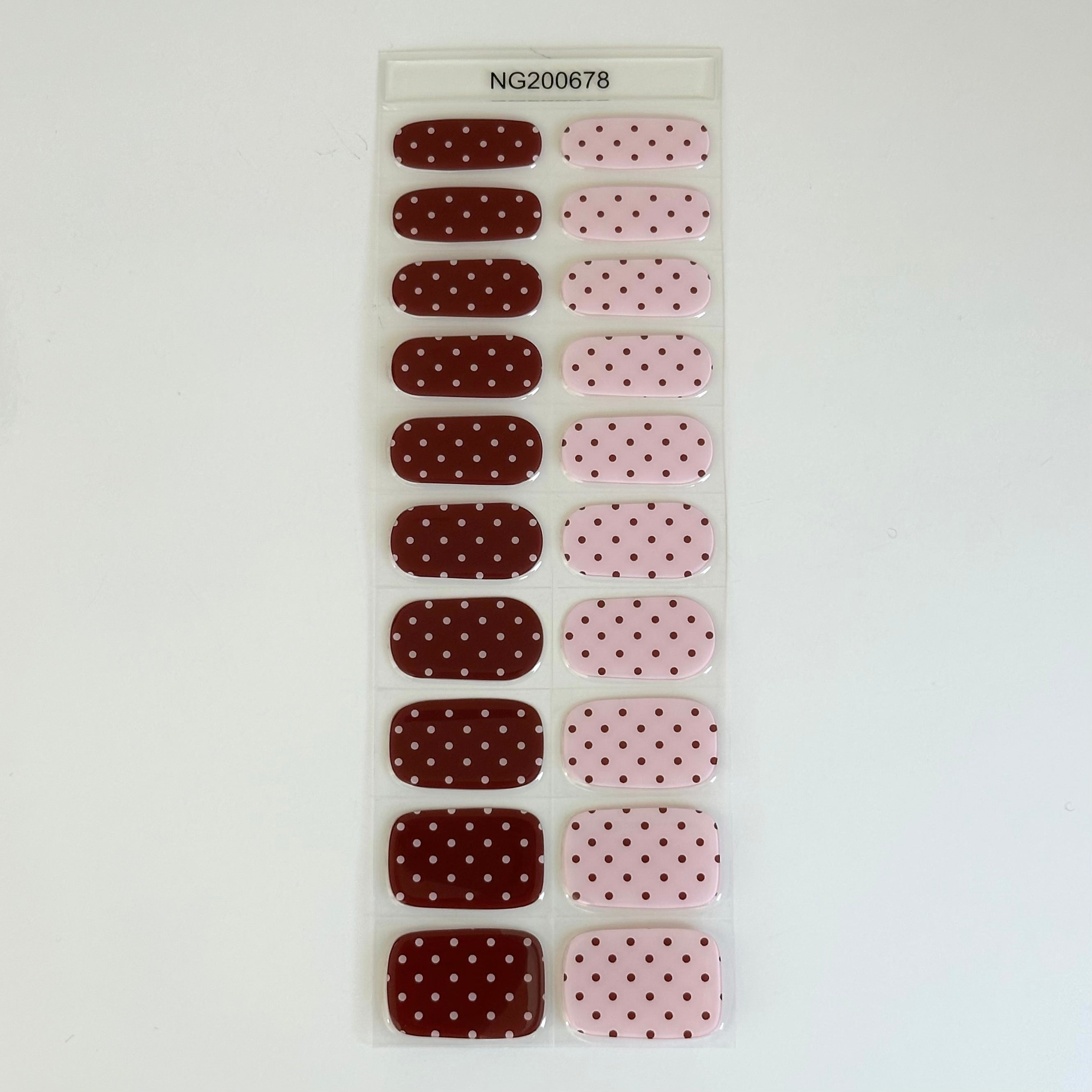 Chocolate Strawberries | Super Jellies DIY Hard Semi Cured Gel Nail Wraps